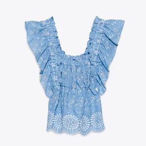 Zara Embroidered Blouse